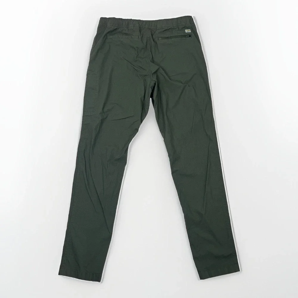 VUORI Men's XL Ripstop Climber Pants Green Organic Cotton Stretch Recent V412-L